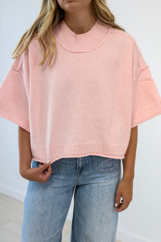 Blushing for you Pink Sweater