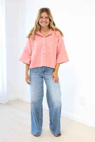 Sure About You Button Up Sweater