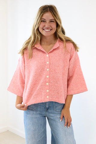 Sure About You Button Up Sweater