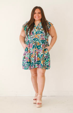 You're Meant for Me Floral Dress