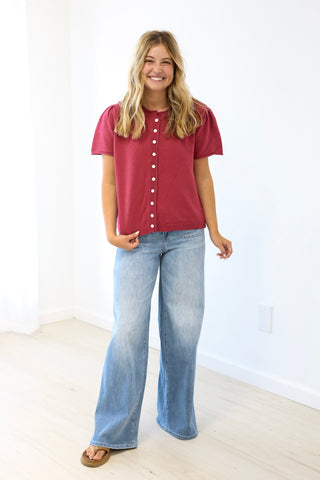 In Harmony With Me Button Up Sweater