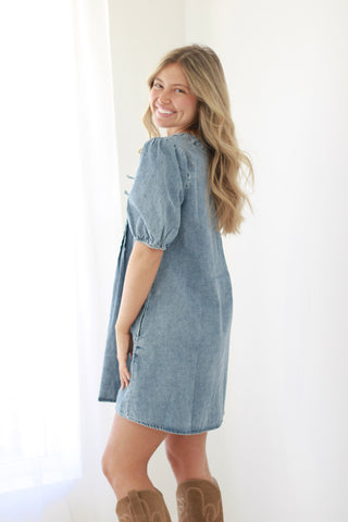Here's the Thing Denim Dress