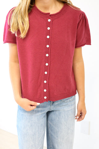 In Harmony With Me Button Up Sweater