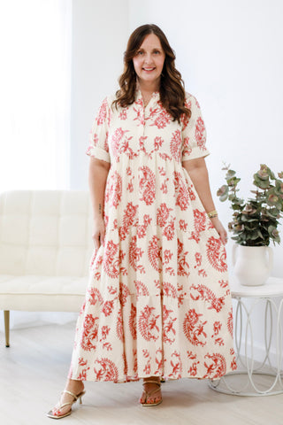 Having an Amazing Time Maxi Dress in Red