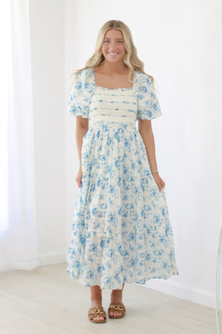 Blue for You Midi Dress