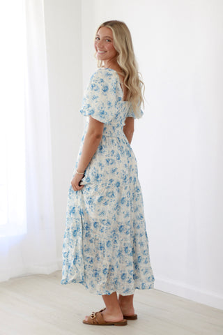 Blue for You Midi Dress