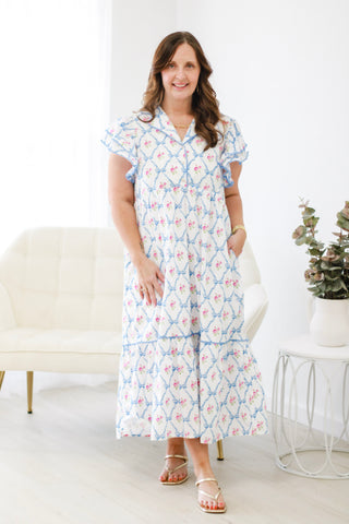 Bow Beautiful Midi Dress
