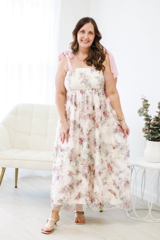 Fairy Garden Floral Maxi Dress