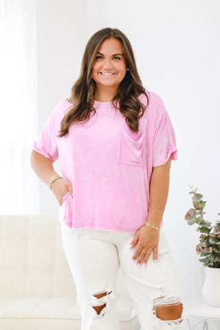 Day in The Life Top in Candy Pink