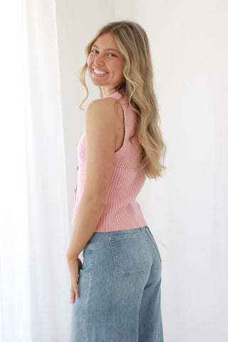 Begin Again Rose Tank