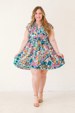 You're Meant for Me Floral Dress