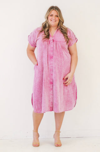 Sunday Funday Orchid Midi Dress