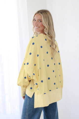 Love That for You Polka Dot Pullover