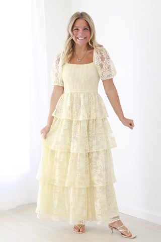 It's Always You Maxi Dress in Butter Cream
