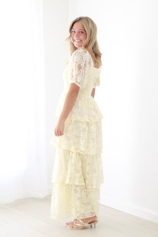 It's Always You Maxi Dress in Butter Cream