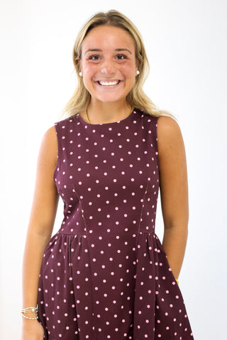Don't Forget Me Burgundy Midi Dress