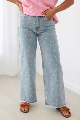 Cherry Picked Denim Pants