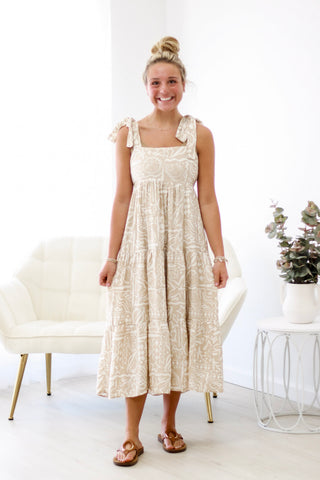 Sandy Day Midi Dress