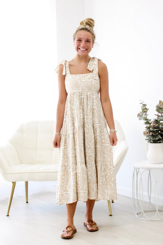 Sandy Day Midi Dress