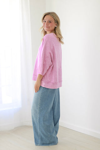 Leave It to Me Top in Orchid