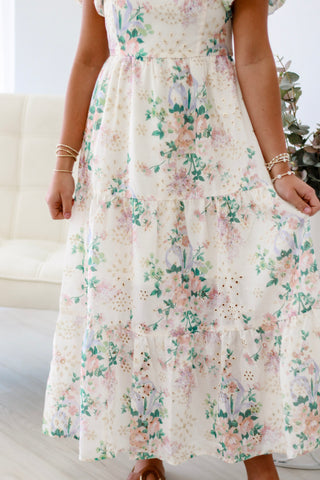 Enchanted by You Floral Midi Dress