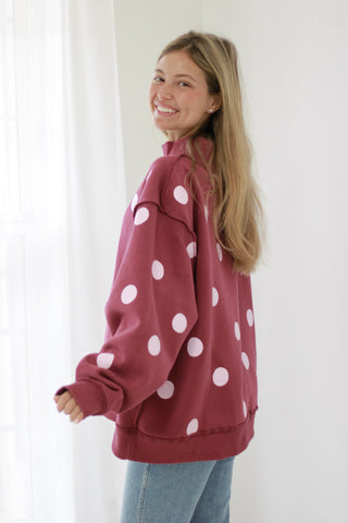 Praise God Reversible Mock Neck Pullover