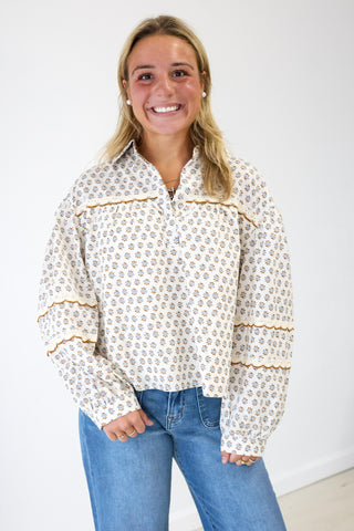 It's All in the Details Floral Blouse