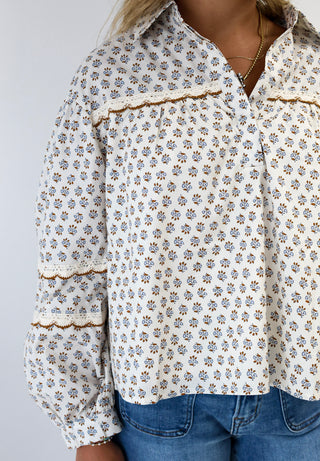 It's All in the Details Floral Blouse