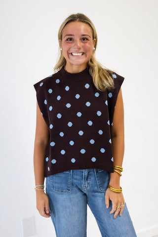 Don't Doubt Me Polka Dot Tank Top