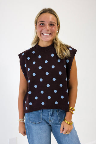 Don't Doubt Me Polka Dot Tank Top