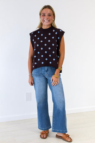 Don't Doubt Me Polka Dot Tank Top
