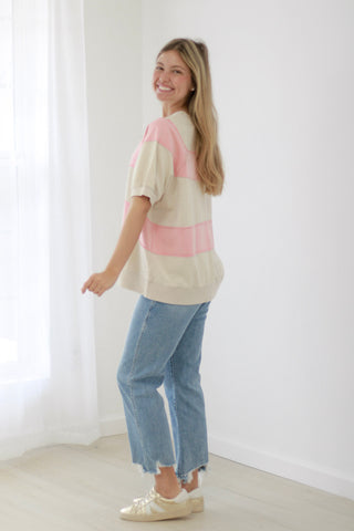 Dream About It Striped Pullover