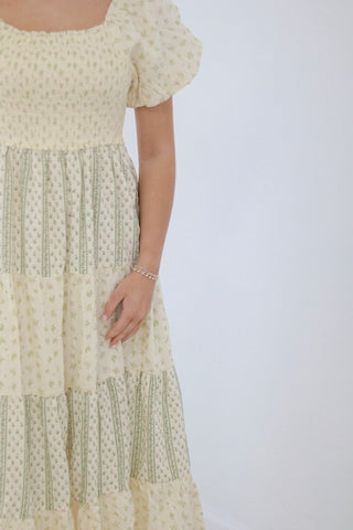 Natural Dreams Floral Midi Dress