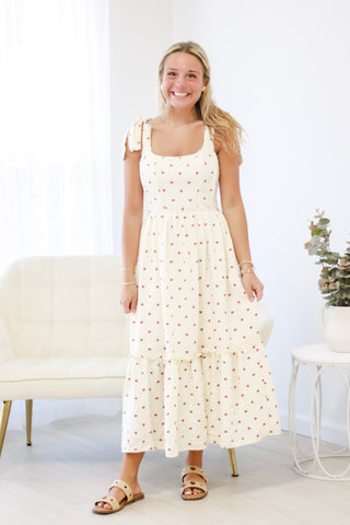 Strawberry Fields Midi Dress