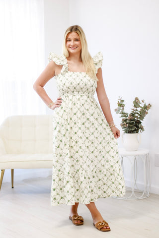 Most Loved Floral Midi Dress