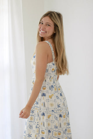 Life's a Beach Spaghetti Strap Maxi Dress