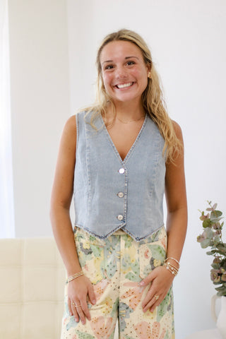 Music Festival Denim Vest