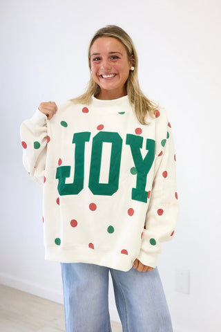 A Life Full of Joy Mock Neck Pullover