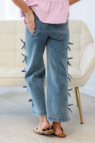 Better in Bows Denim Pants