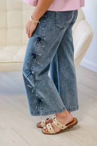 Better in Bows Denim Pants