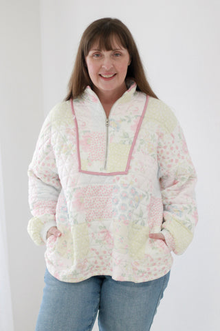 Spring Fling Quilted Pullover