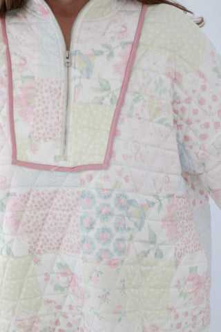 Spring Fling Quilted Pullover