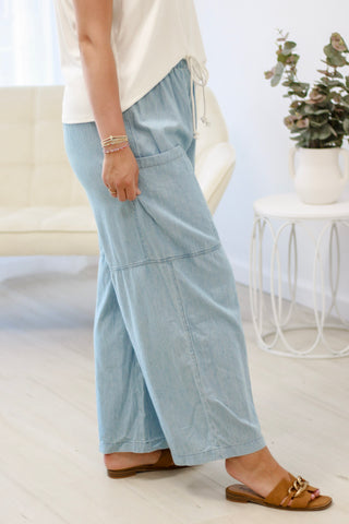 Penny for Your Thoughts Pinstripe Pants