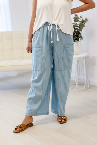 Penny for Your Thoughts Pinstripe Pants