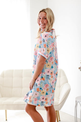 Boardwalk at the Beach Floral Dress