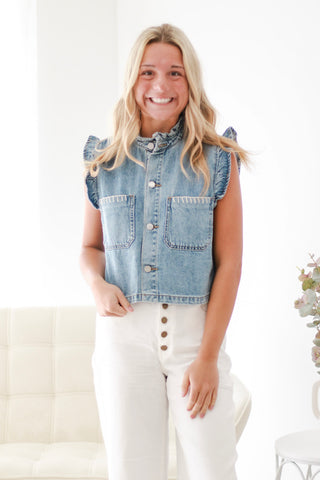 Better Than This Denim Vest