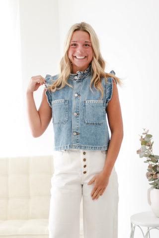 Better Than This Denim Vest