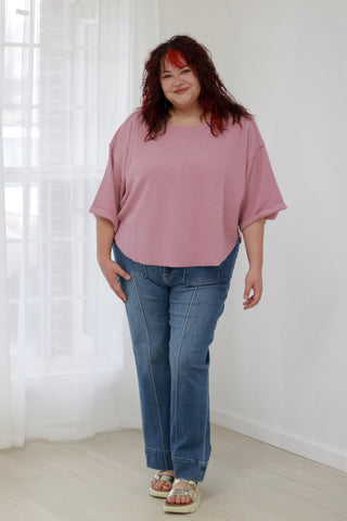 Blushing Over Love Top in Light Rose
