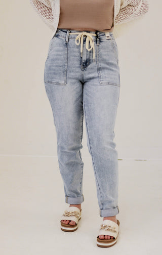 Light Wash Judy Blue Joggers