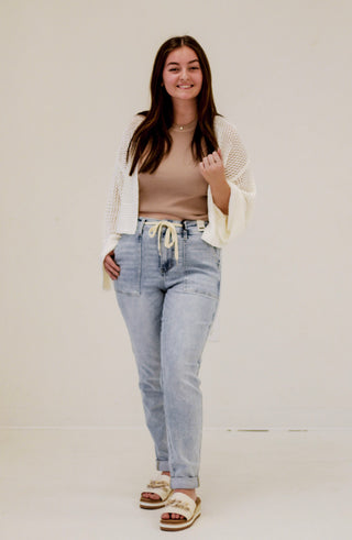 Light Wash Judy Blue Joggers